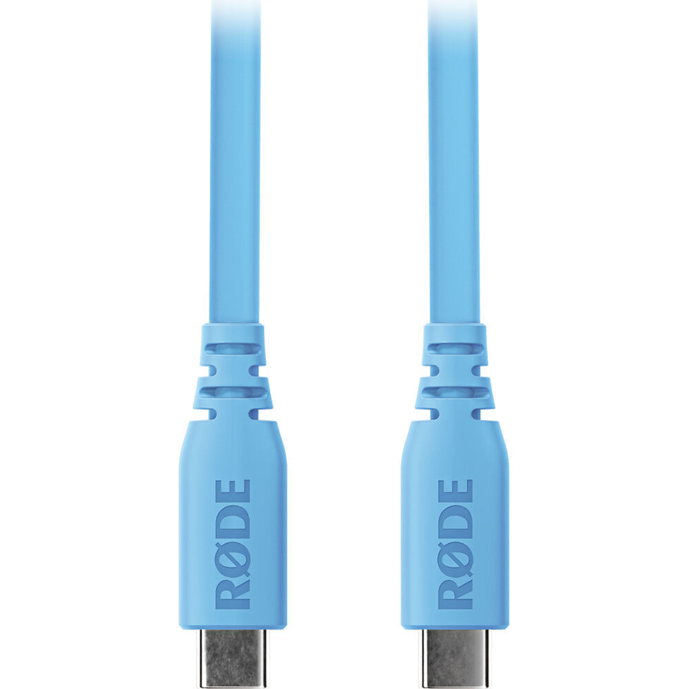 Cable RODE SC17 USB-C a USB-C (Azul, 5') - USB 2.0, Conexión Masculina USB-C, Diseño Blindado, Compa