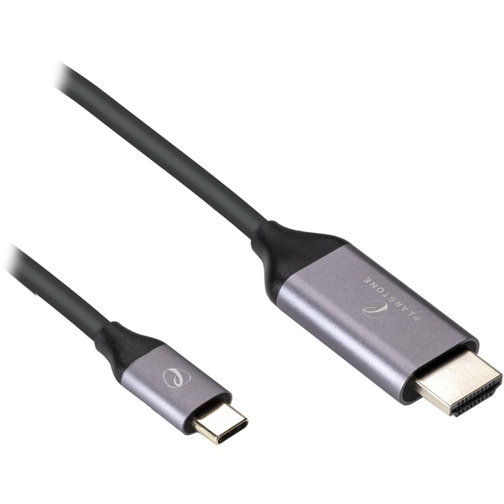 Cable Pearstone USB Tipo-C Macho a HDMI Macho 4K (10') - Soporta Resoluciones hasta 4K UHD, 60 Hz, C
