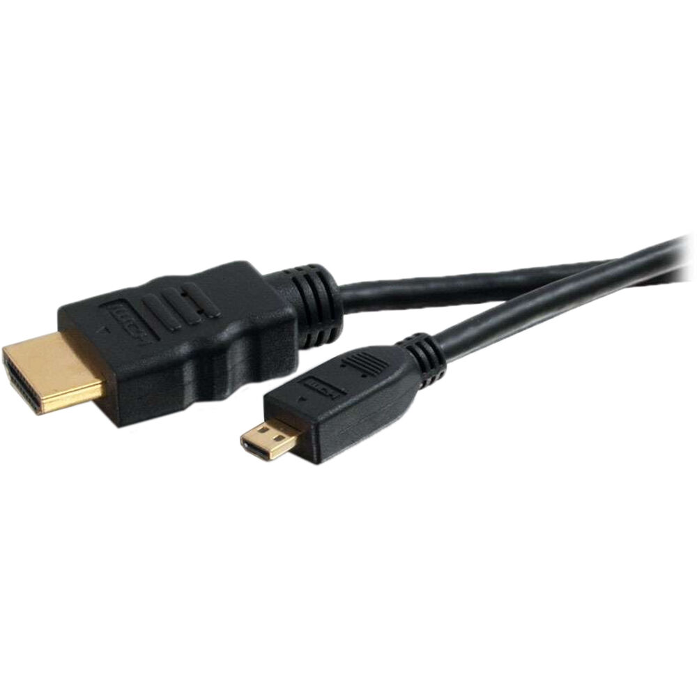 Cable HDMI de Alta Velocidad C2G a Micro-HDMI con Ethernet (3.3') - Soporta HDMI 1.4, Resolución has