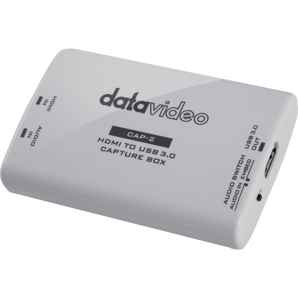 Caja de Captura Datavideo HDMI a USB 3.0 - Captura de Video HDMI y Audio Analógico, Ideal para Strea
