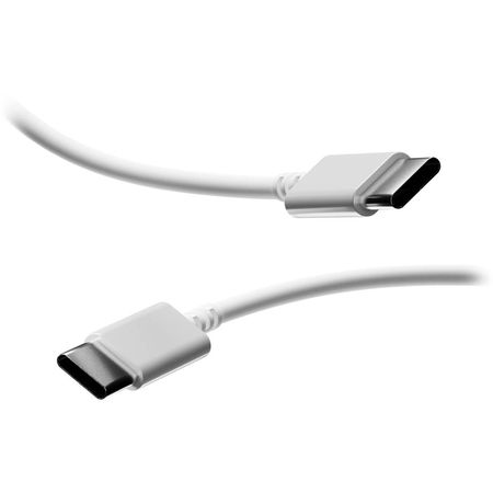 Cable USB-C ChargeWorx Power Delivery (6', Blanco) - Carga 60W, Compatible con USB-C PD 1842185-REG