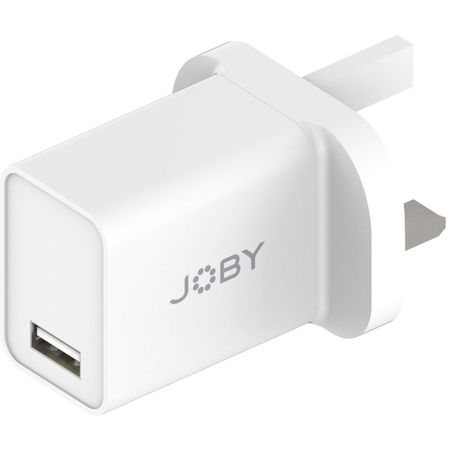 Cargador de Pared JOBY USB Tipo-A 12W (Reino Unido) - Protección contra Sobrecarga y Cortocircuito 1678421-REG