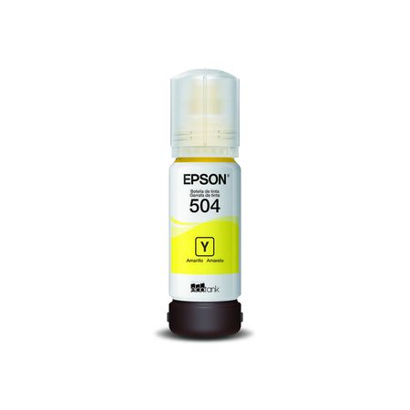 Tinta Epson 504 Amarilla 70Ml - Ideal Para Impresoras Epson, Alta Calidad Y Rendimiento T504420Y