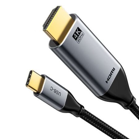 Cable USB-C a HDMI 1.8m CABLETIME CC10K con resolución 4K a 60Hz - Con Deleted