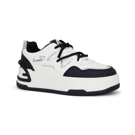 Zapatillas Urbanas Mujer Ariana 0102-25Q2 BLANCO/NEGRO 39