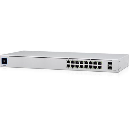 Ubiquiti Networks UniFi Switch Gestionado de 16 Puertos Gigabit PoE+ con SFP y Pantalla Táctil 1519054-REG