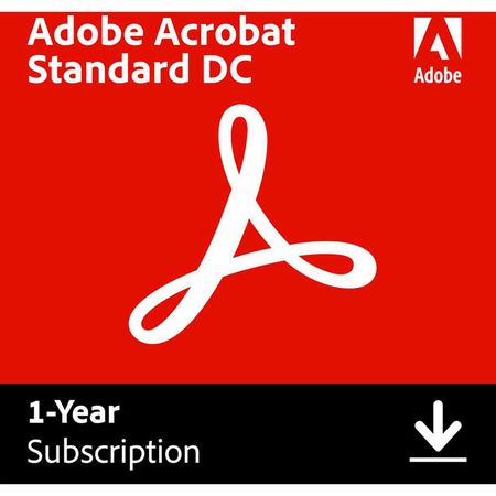 Adobe Acrobat Standard DC - Suscripción de 1 Año (Descarga) - Crear, Editar, Exportar y Firmar PDFs, 1373416-REG