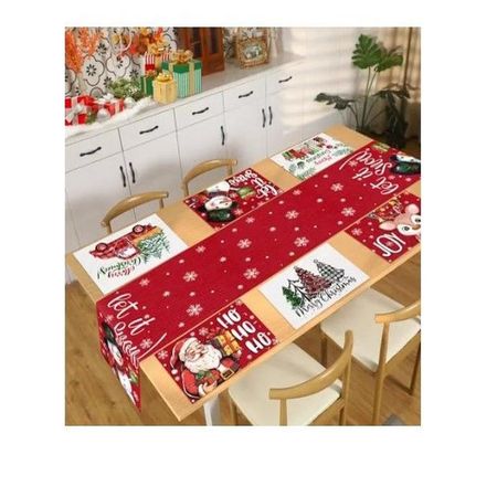 Individuales De Navidad combo camino mesa multicolor