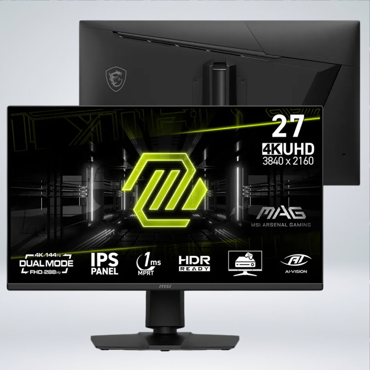 MONITOR MAG 275UPD E14 UHD 4K 27 PULGADAS IPS 144hz 1ms HDReady MODO CONSOLA