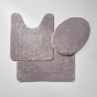Set de Piso de Baño Siena Gris Poliéster Orange
