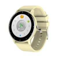 SMARTWATCH ZL02 RELOJ INTELIGENTE REDONDO LLAMADAS BLUETOOTH PANTALLA OLED UNISEX AMARILLO