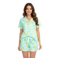 Pijama Dama Clásic Lémon Green - Inga Pijamas