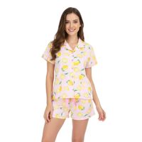 Pijama Dama Clásic Lémon Pink - Inga Pijamas