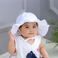 Sombrero bebe niña Florcita Blanco Ala Ancha Blanco 18-24 meses