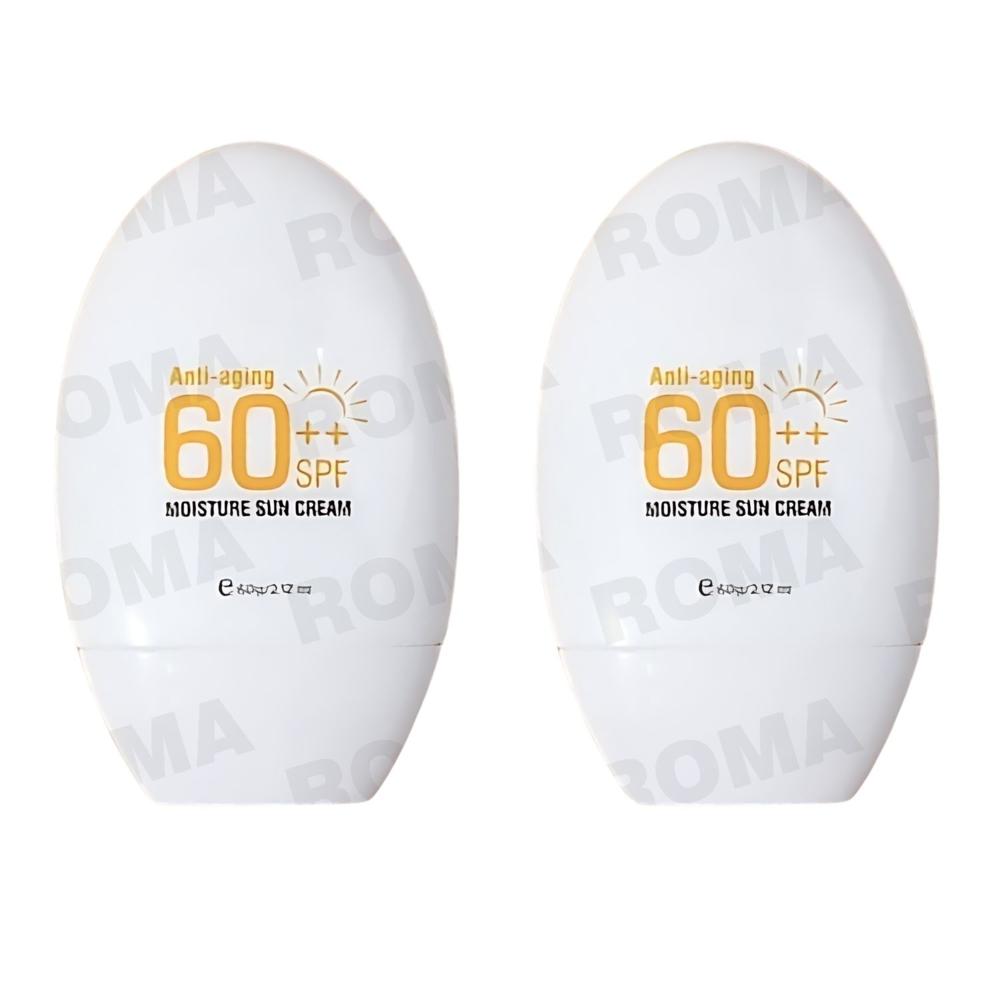 PACK 2 BLOQUEADOR SOLAR ANTIEDAD 60SPF 60G DR RASHEL