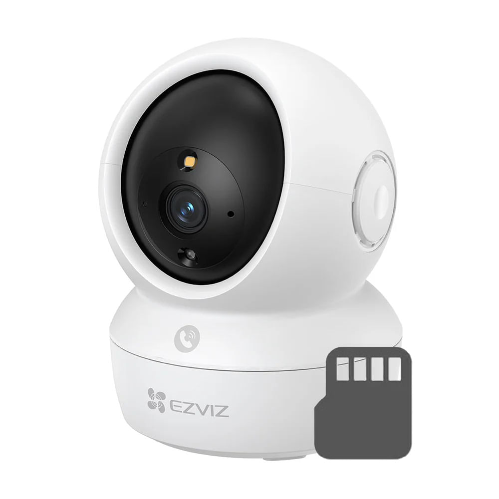 CÁMARA DE SEGURIDAD INTELIGENTE EZVIZ H6C PRO FULL HD 2MP  Y MEMORIA MICROSD DE REGALO