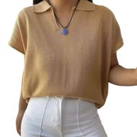 Sueter Mujer Hilo Mcorta 359-18 Color Beige