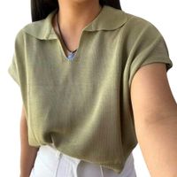 Sueter Mujer Hilo Mcorta 359-18 Color Verde