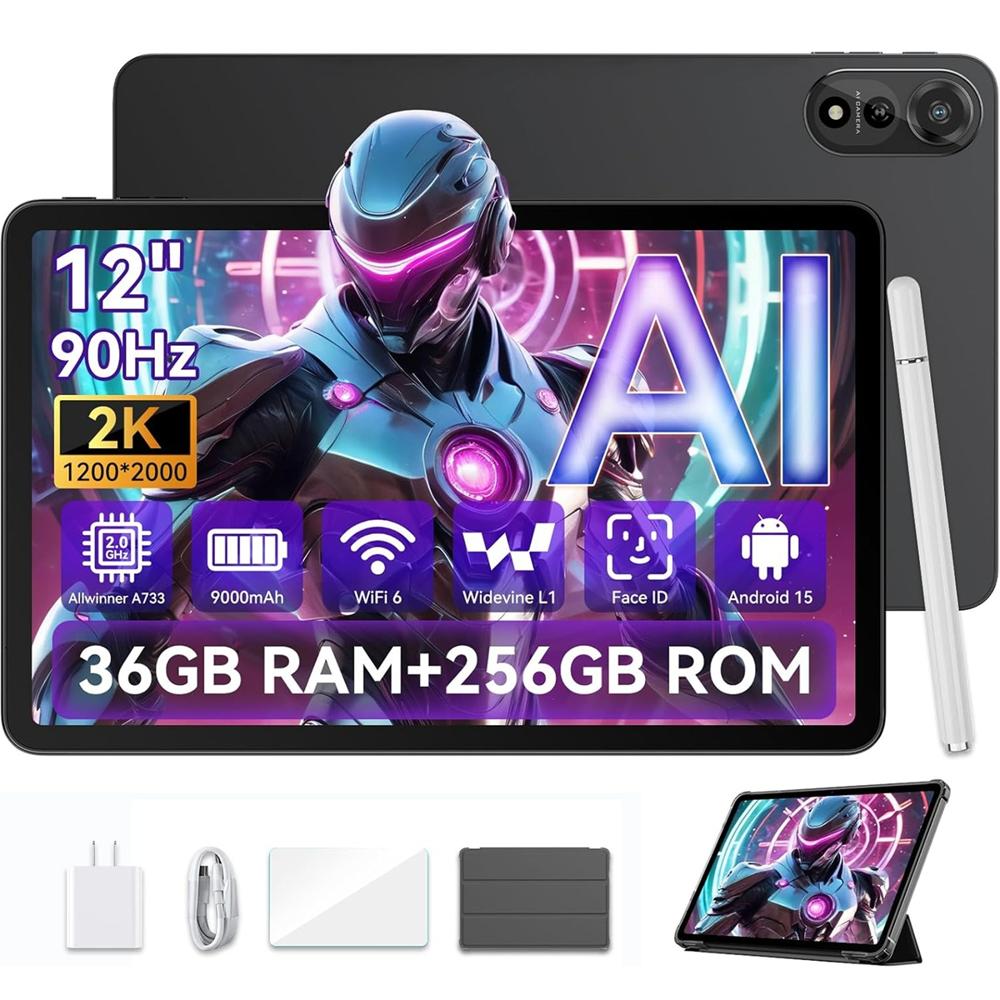 Tablet Blackview MEGA 2 Wifi 12-256GB Tablet PC 12'' 2K FHD 9000mAh - GREY