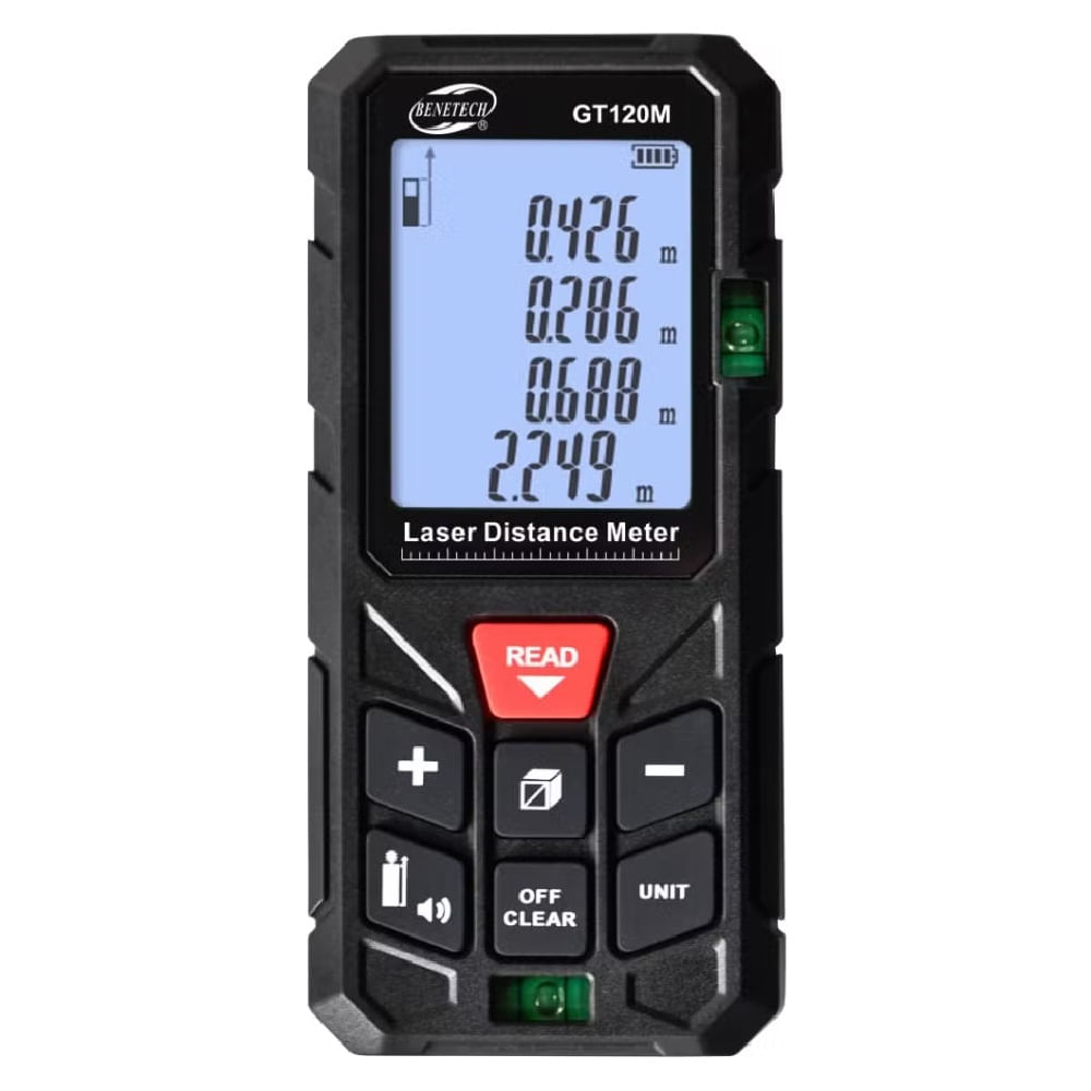 Medidor de Distancia Láser Profesional Telémetro - BENETECH GT120M