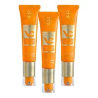 PACK 3 CREMA PARA OJOS VITAMINA C CON ÁCIDA HIALURÓNICO 30G ESTELIN