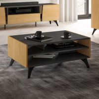 Mesa de centro Verona Marron Claro y Negro | Masiva Home
