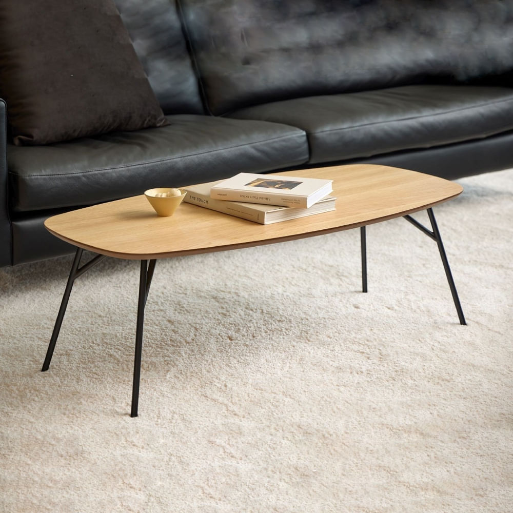 Mesa de centro industrial Caracas Marron | Masiva Home