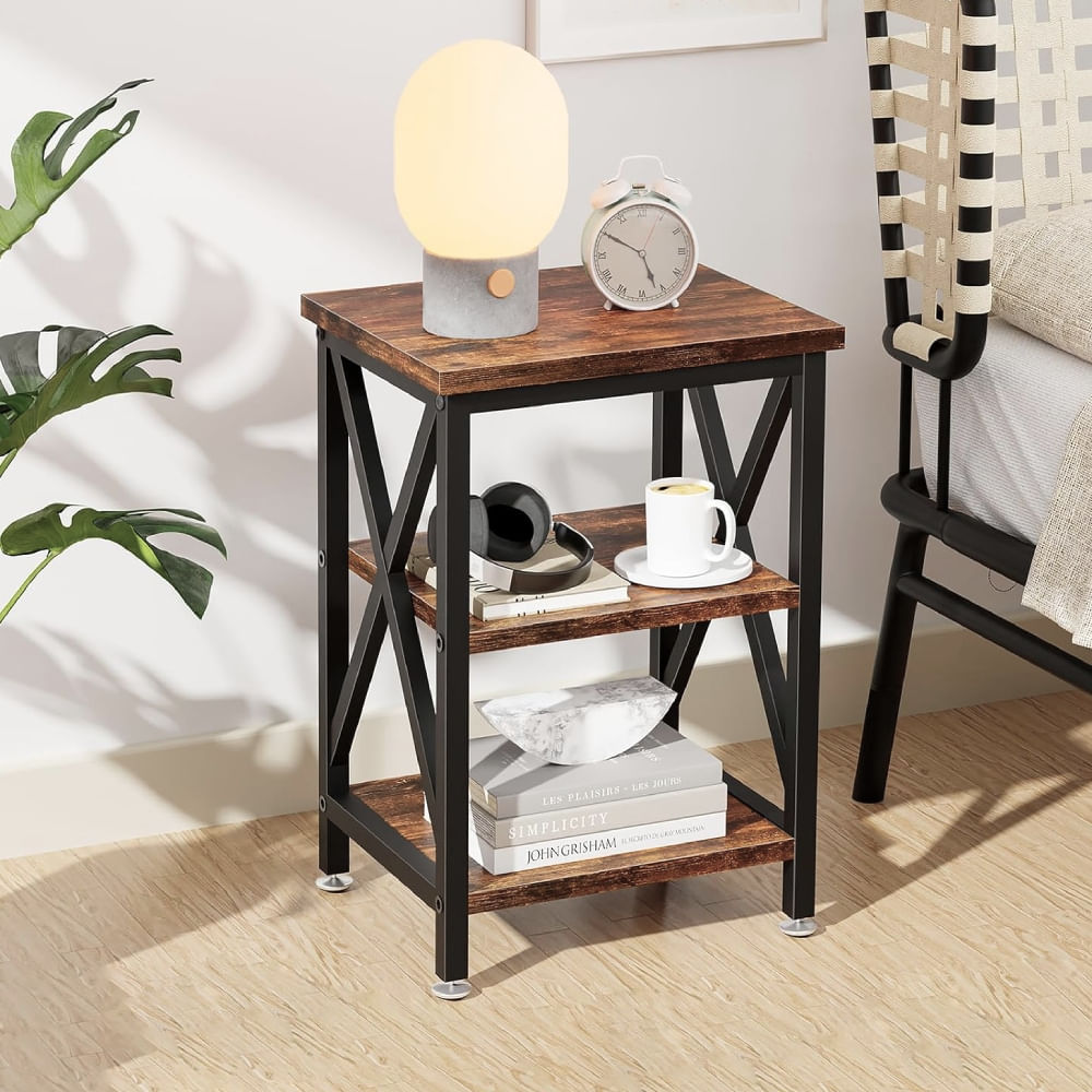 Mesa Auxiliar para sala Isiel Marron | Masiva Home