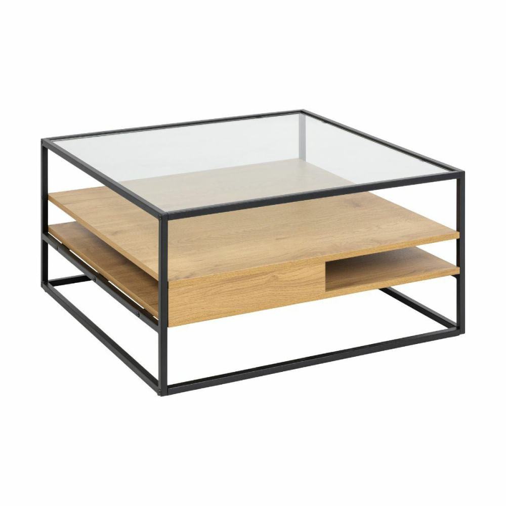 Mesa de centro Randolf Marron y Negro | Masiva Home