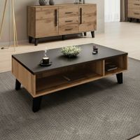 Mesa de centro Fabela Marron y Negro | Masiva Home
