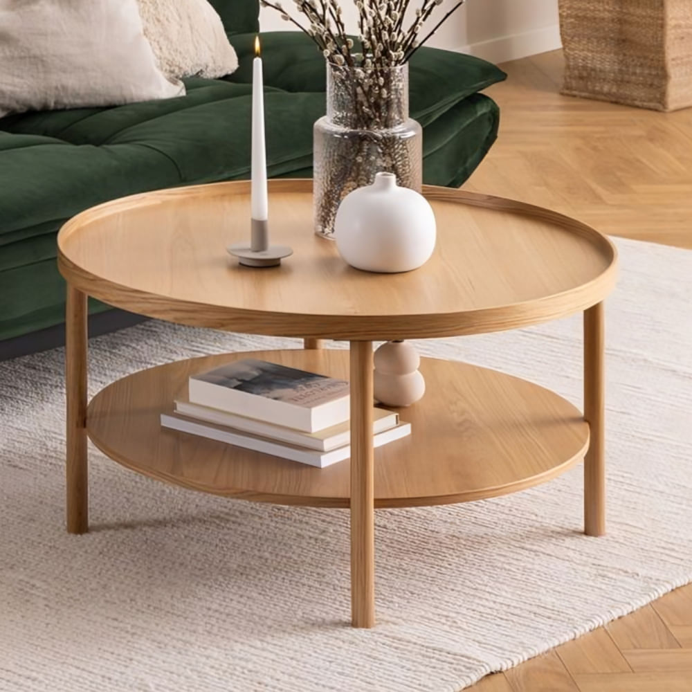 Mesa de centro Circular Banbury Negro | Masiva Home