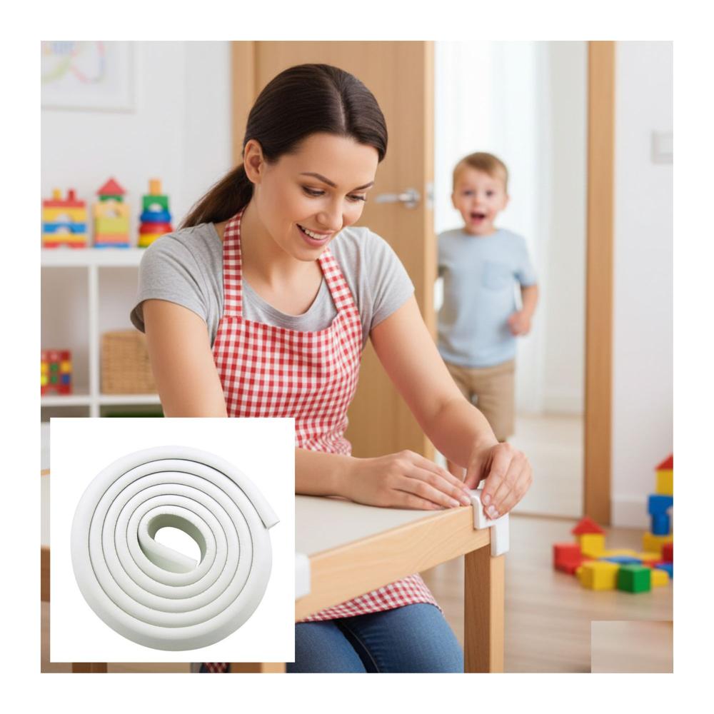 Protector Bordes L Rollo x 2 Mts Set 2 Unds Blanco