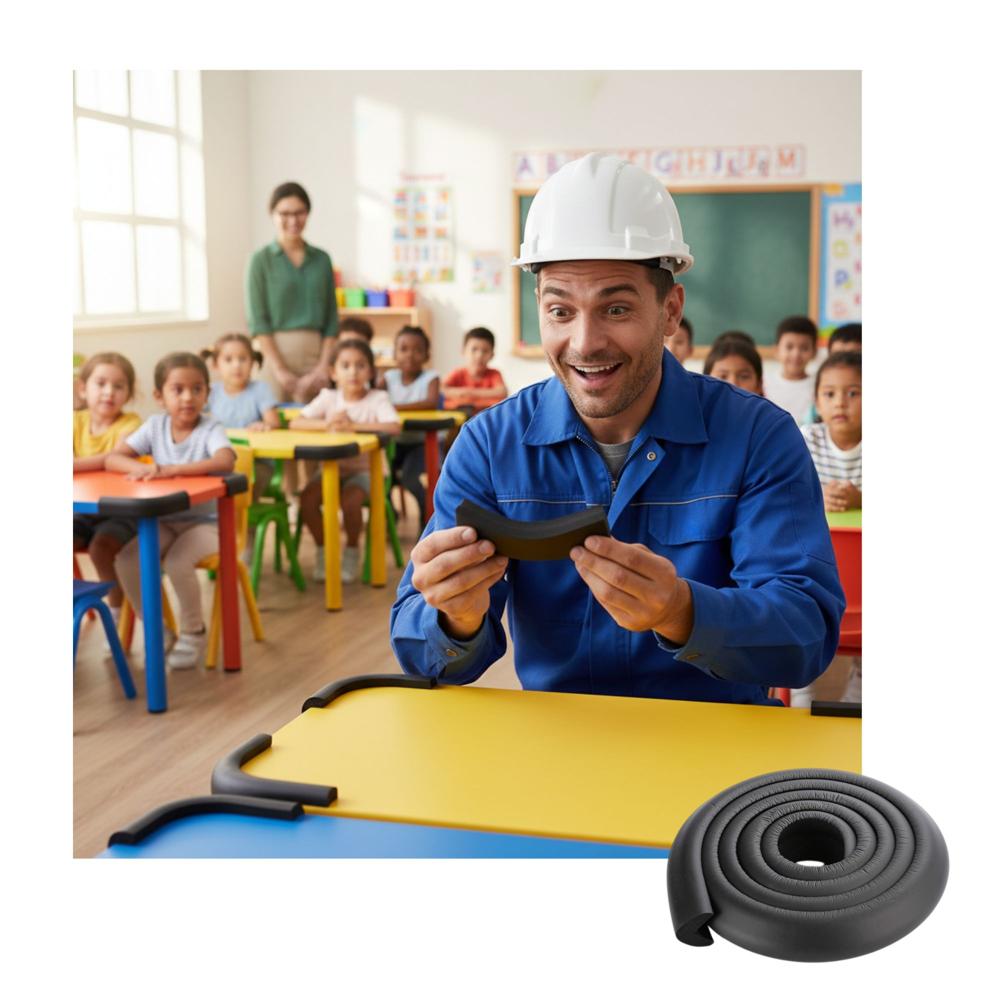 Protector Filos Rollo L x 2 Mts Set 2 Unds Negro