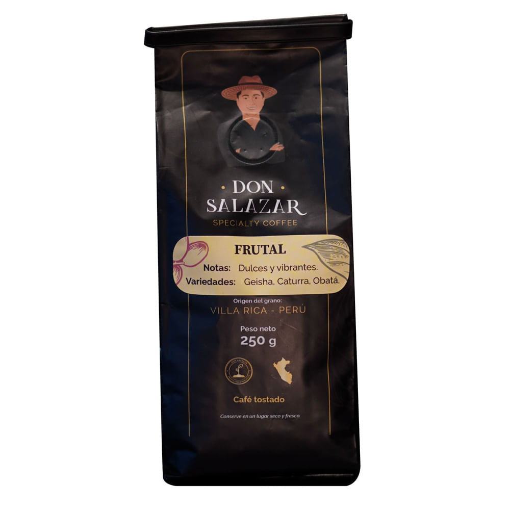 Café Natural Molido Frutal DON SALAZAR Bolsa 250g plaza vea