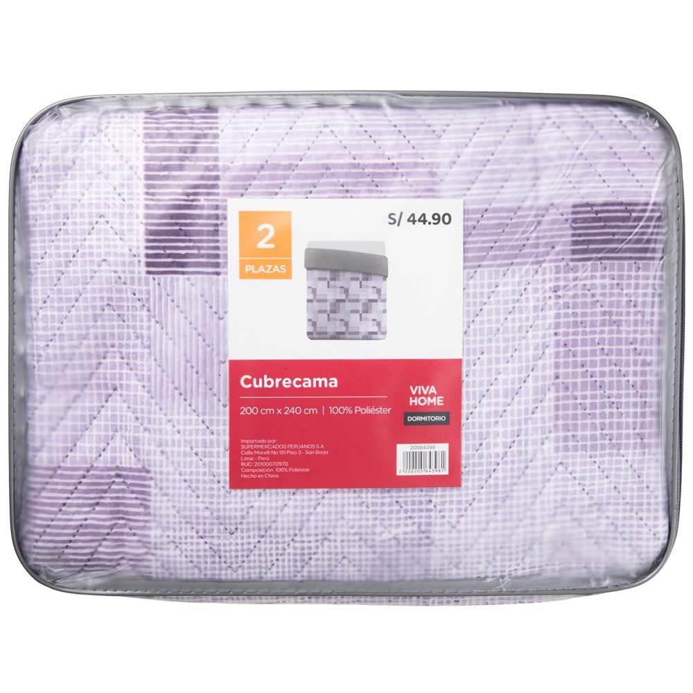 Cubrecama 2 Plazas VIVA HOME