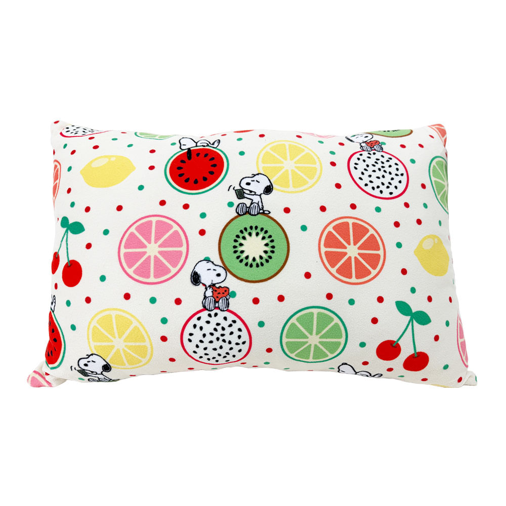 Cojín SNOOPY Color Blanco Frutas