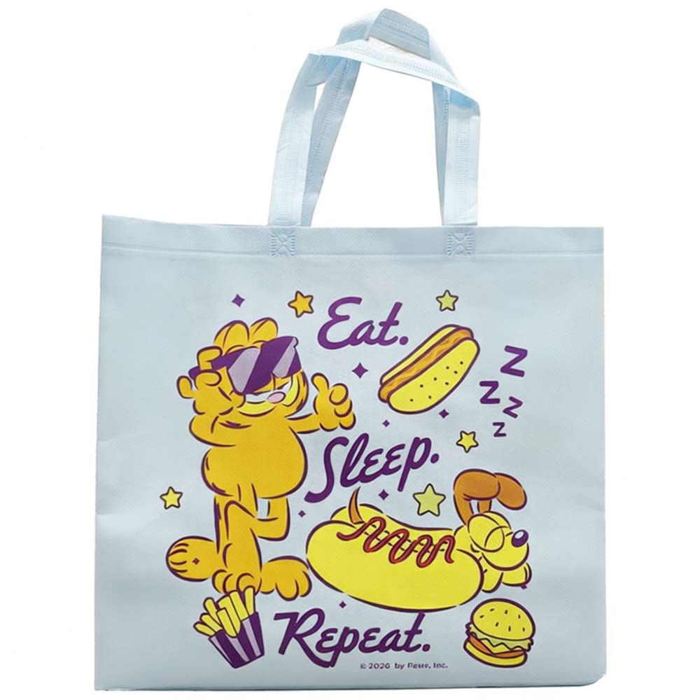 Bolsa de Compras GARFIELD Color Celeste