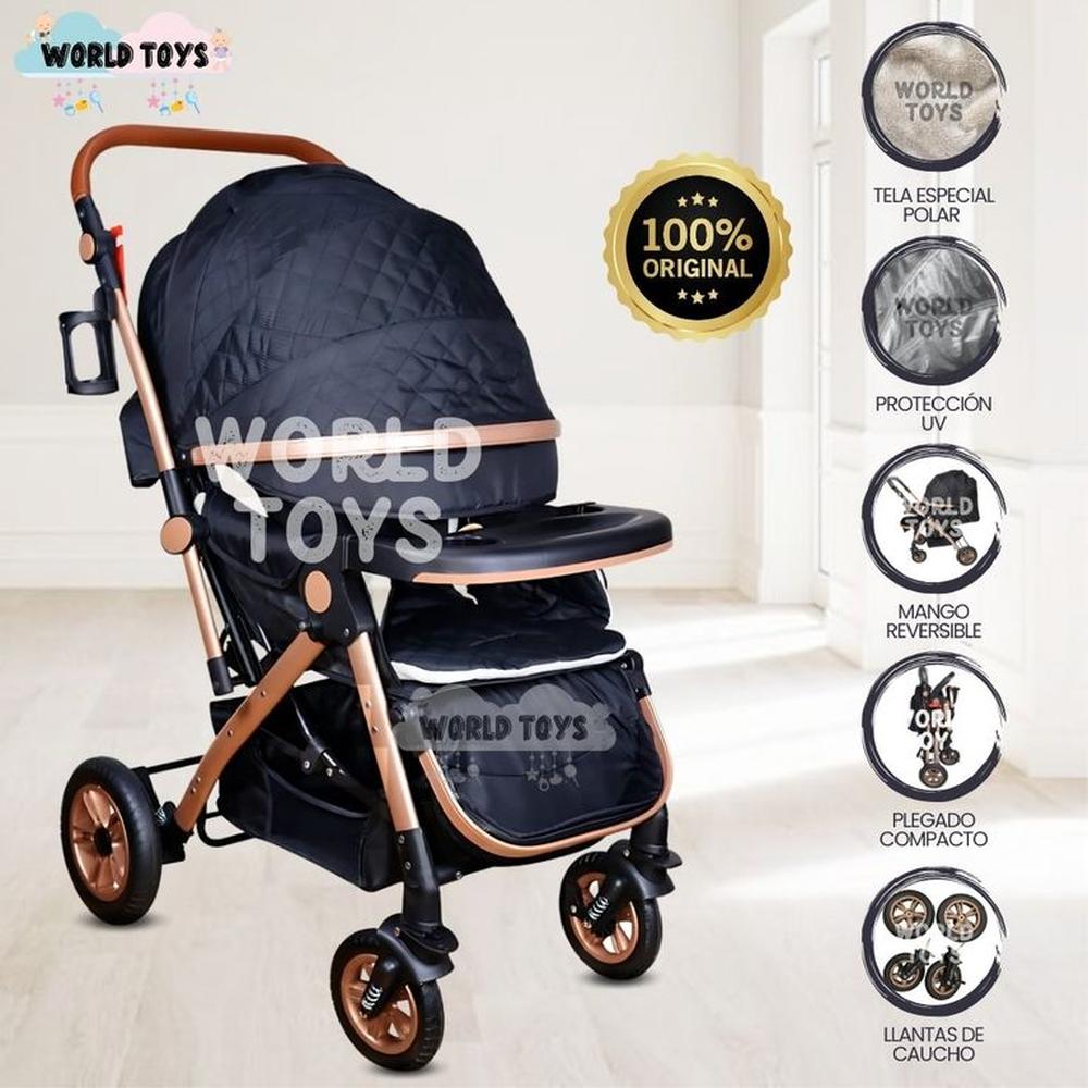 Coche Cuna Deportivo ROMANI Black