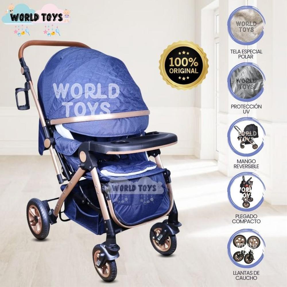 Coche Cuna Deportivo ROMANI Blue