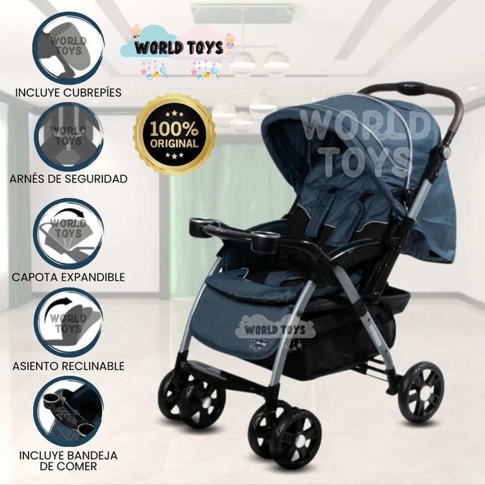 Coche Cuna De Lujo YODIE Blue