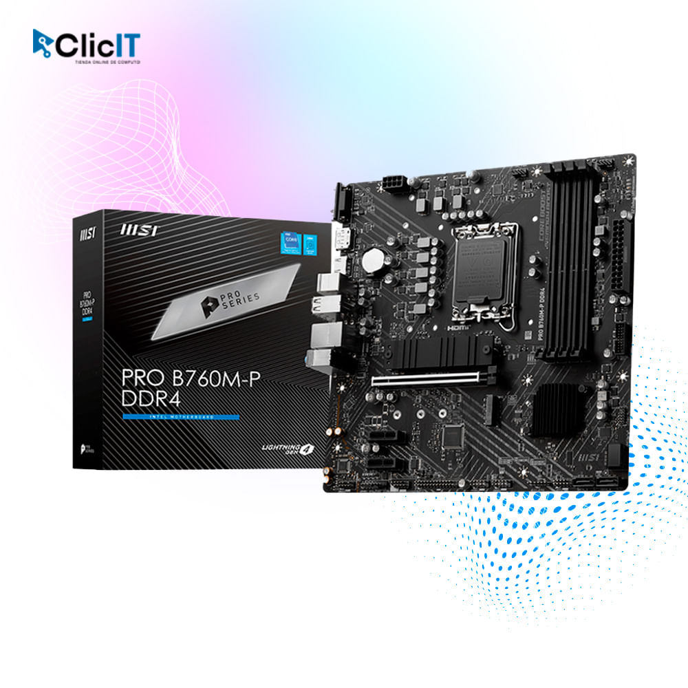 PLACA MADRE MSI PRO B760M-P DDR4 PNPRO B760M-P DDR4
