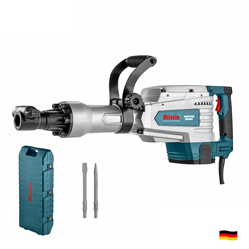 Martillo Demoledor 1600W 16KG 46J SDS HEX RONIX 2816L