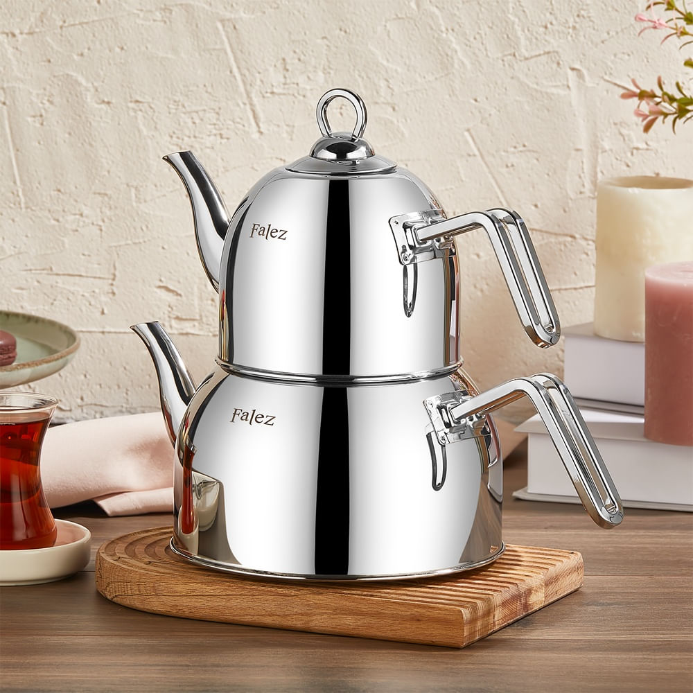 Falez ARES Tetera de acero inoxidable tamaño mediano