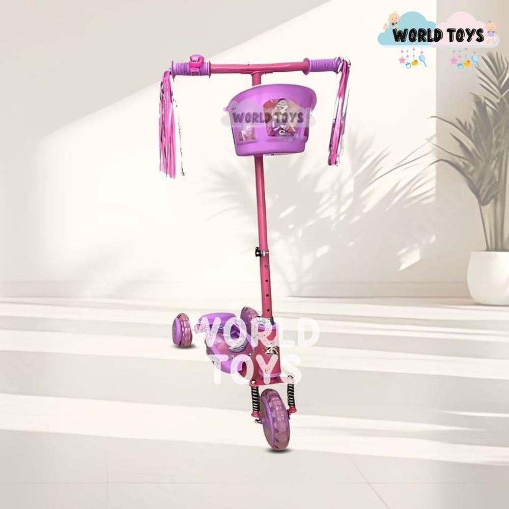 Scooter para Niños con Kit de Protección FUNNY RIDE Pink