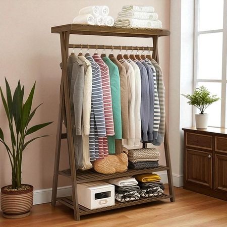 Ropero de Madera Acapulco Nogal Movenda