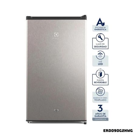 FRIGOBAR ELECTROLUX 90 L PLATEADO - ERD090G2HWG