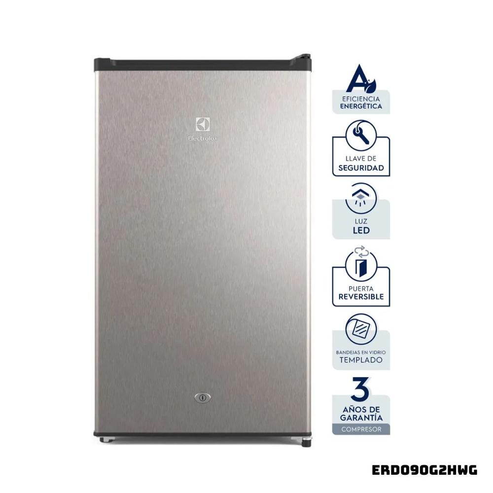 FRIGOBAR ELECTROLUX 90 L PLATEADO - ERD090G2HWG