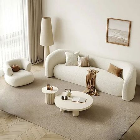 Sofá Curvo Logi y Banqueta