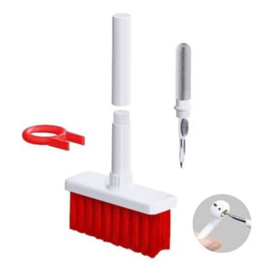 Kit De Cepillo de Limpieza De Teclado 5 En 1 Blanco