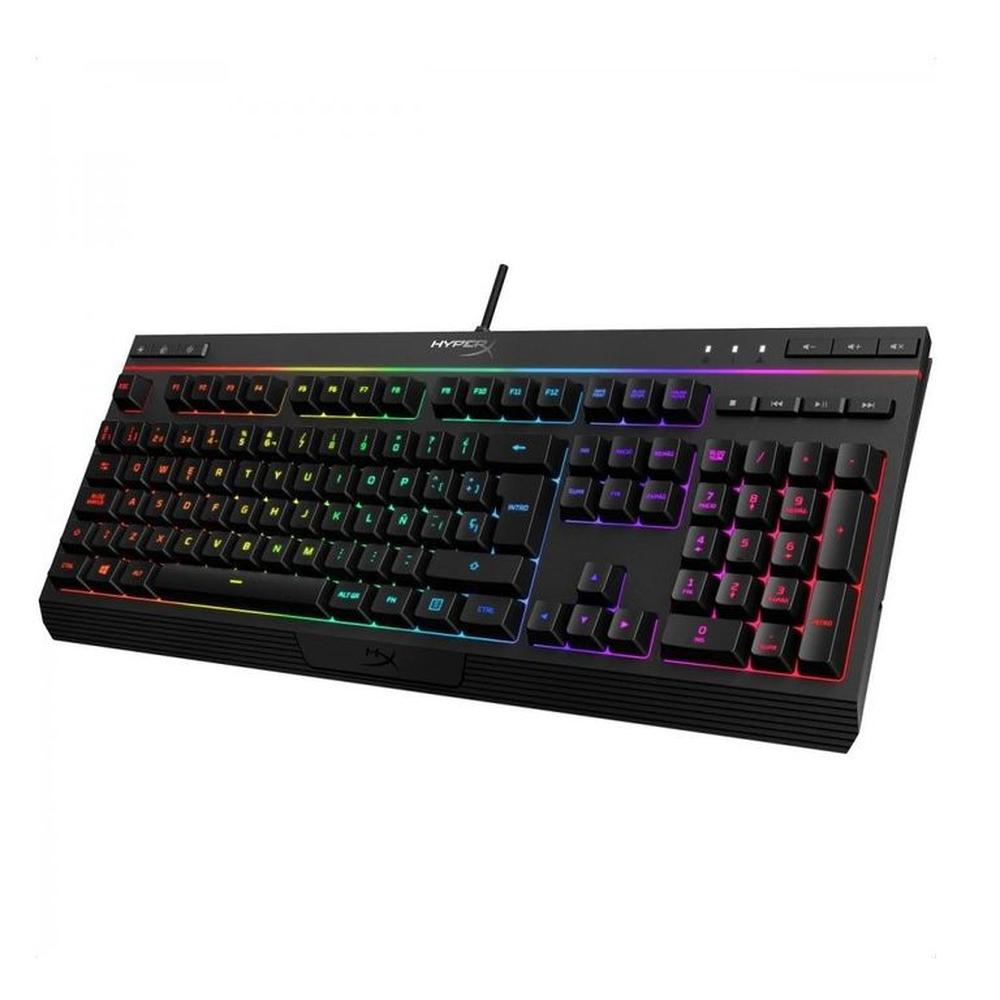 Teclado Gamer HyperX Alloy Core RGB Español Membrana Negro Alambrico